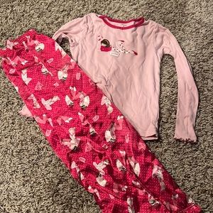 Girls size 7 pajamas